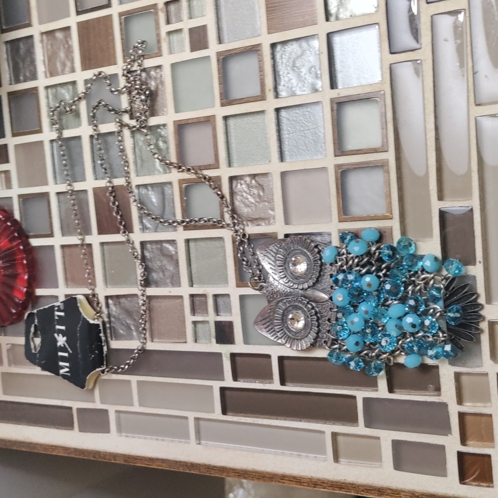 Mix it Owl Sweater necklace